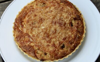 Thyme, onion and Gruyère tart