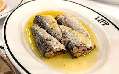 Tinned sardines and Pasta con le Sarde